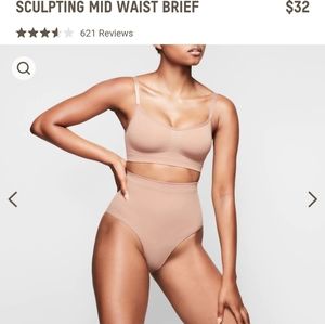 Sculpting Mid Waist Brief